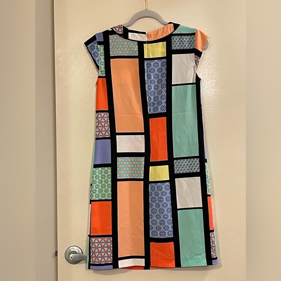 HI THERE from KAREN WALKER for ANTHROPOLOGIE NWOT Modernist Shift Dress - Picture 4 of 7